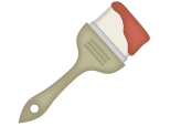 ハケのイラスト